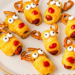 Reindeer pigs in a blanket pin