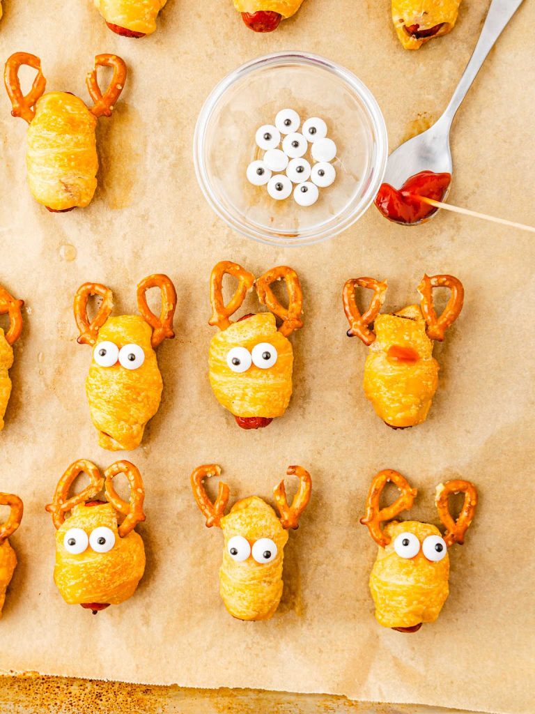 Reindeer pigs in a blanket process 12