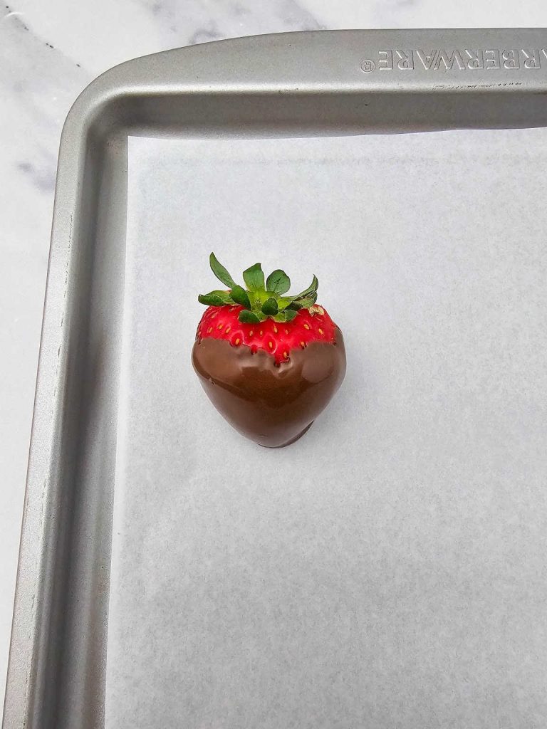 Reindeer strawberries process 5