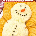 Snowman cheeseball pin