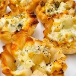 Blue cheese and pear tartlets pin