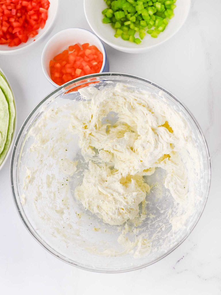 Christmas pinwheels process 1