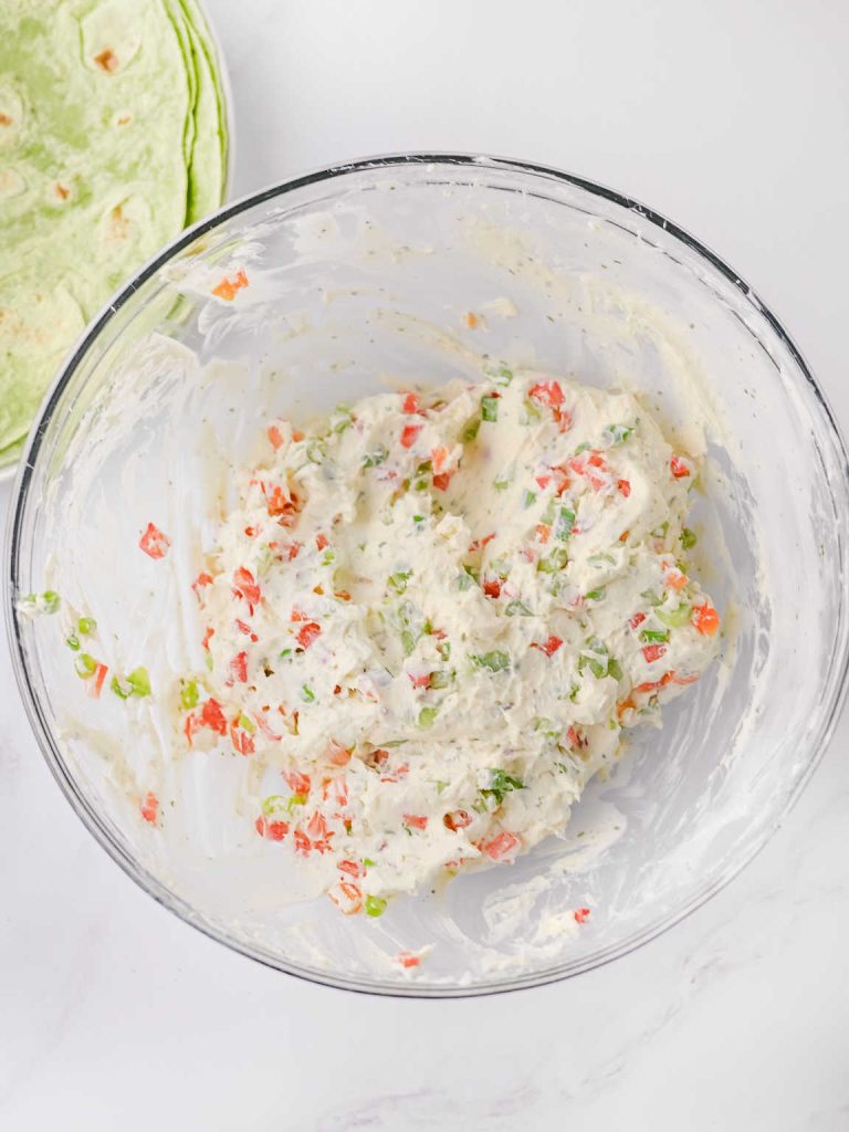 Christmas pinwheels process 2