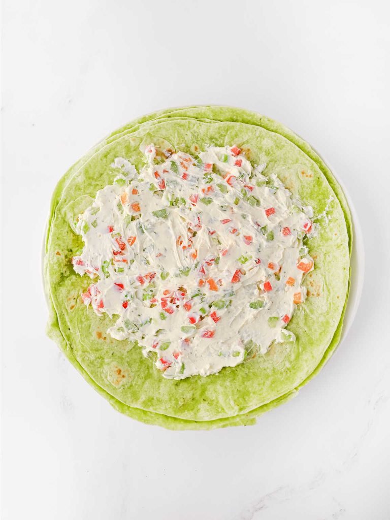 Christmas pinwheels process 3