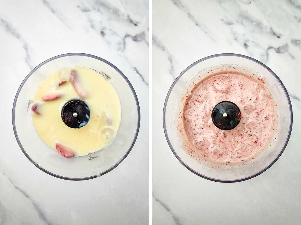 Strawberry fudge process 2