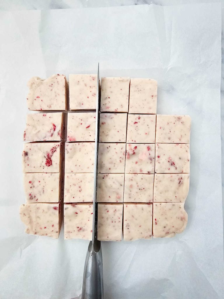 Strawberry fudge process 5