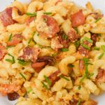 Baked bacon mac and cheese
