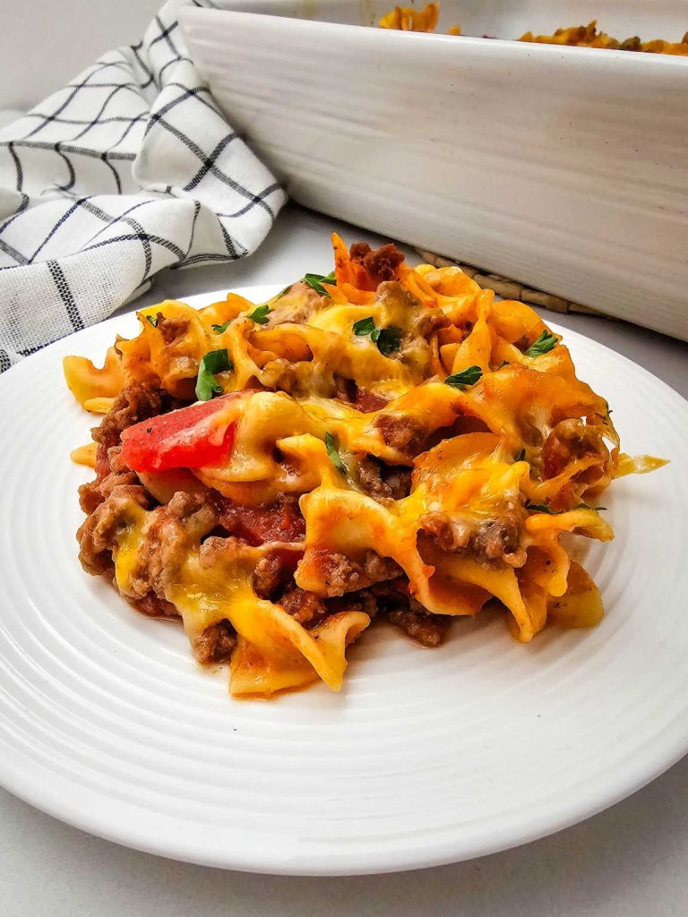 Beef noodle casserole