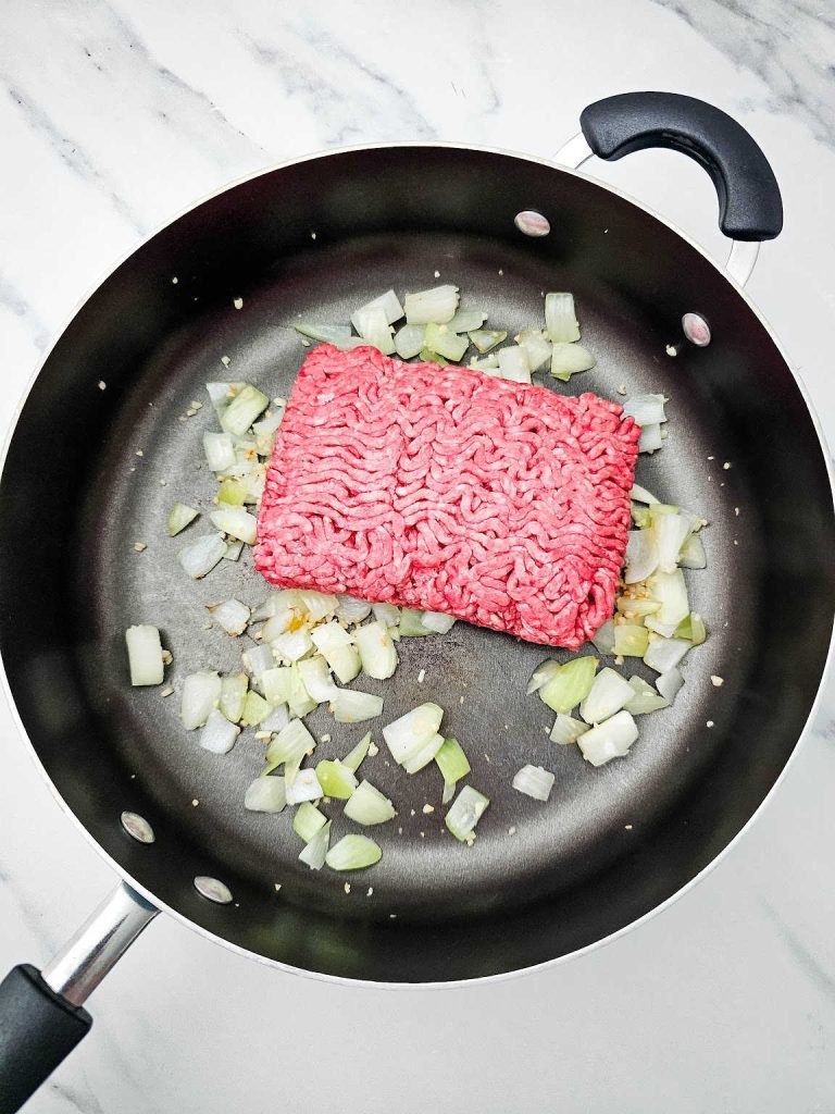 Beef noodle casserole process 4