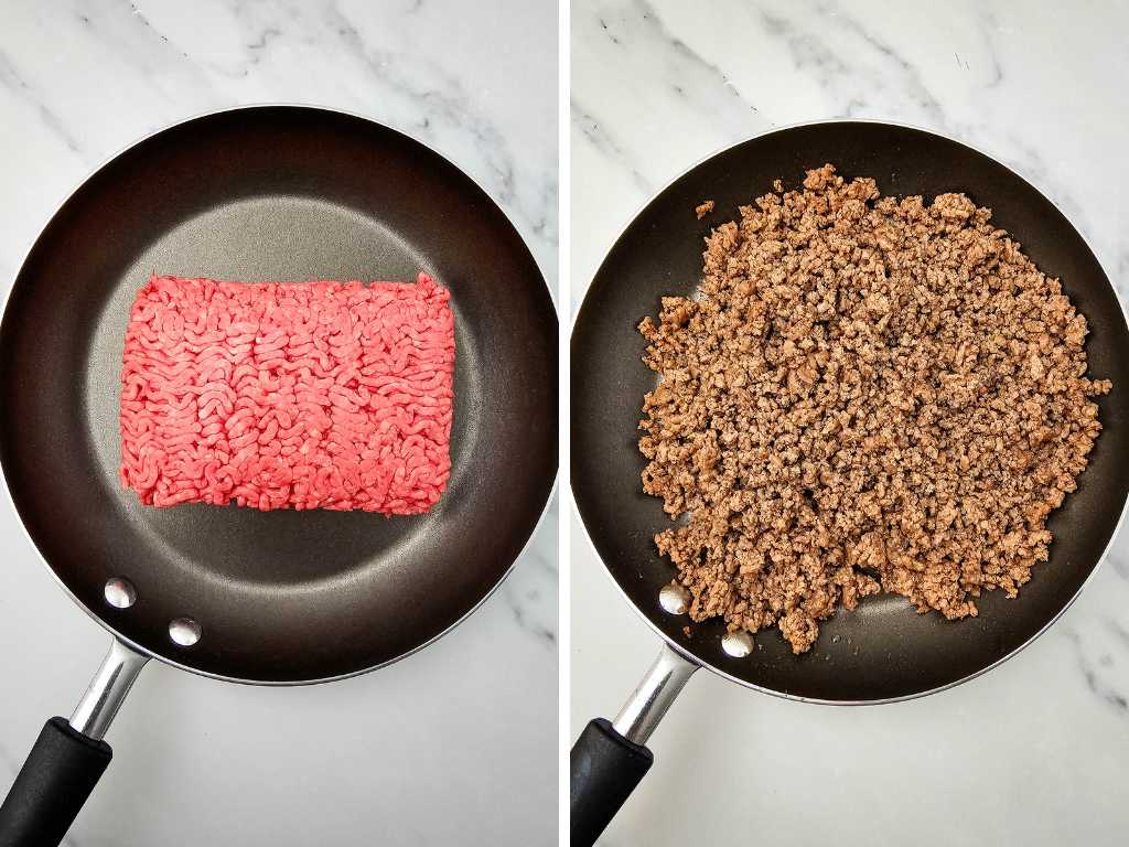 Sheet pan ground beef nachos process 2