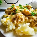 Slow cooker chicken and gravy