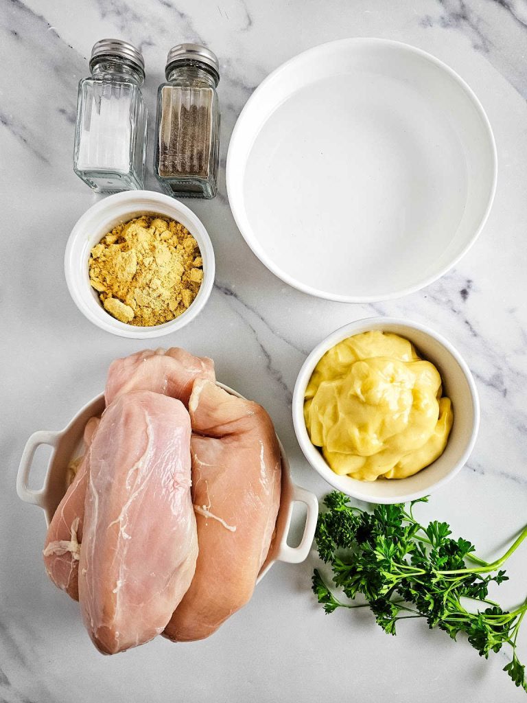 Slow cooker chicken and gravy ingredients