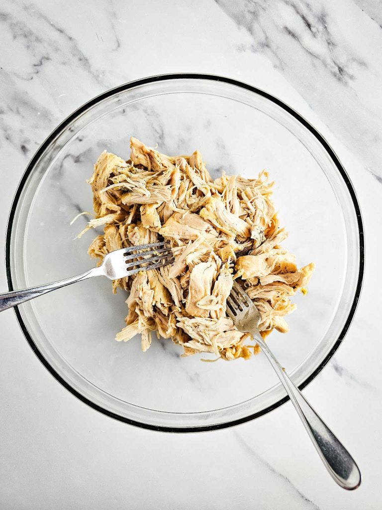 Slow cooker chicken and gravy process 4