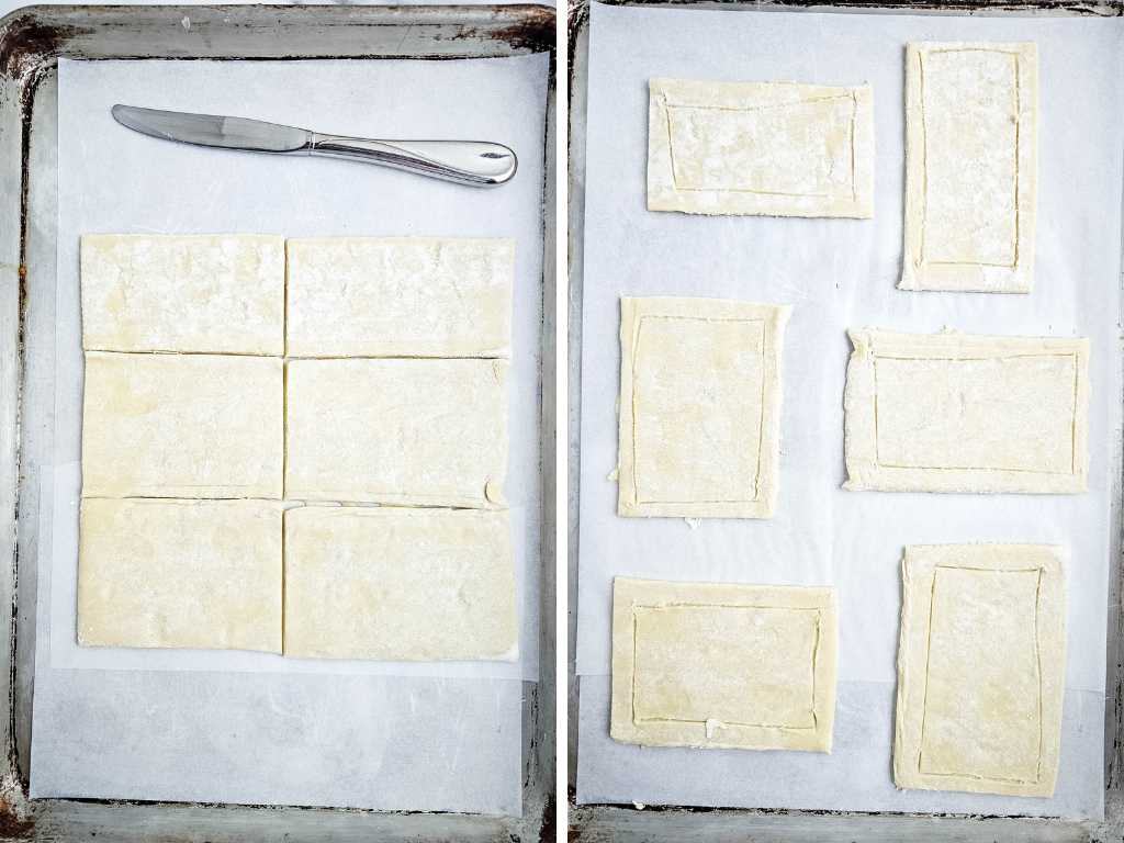 Spinach artichoke puff pastry process 2