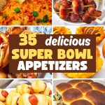 Super Bowl party food ideas pin