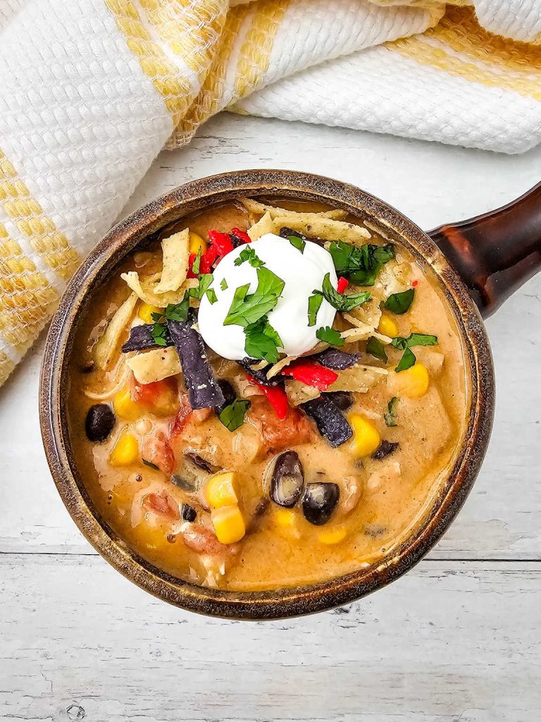 Chicken enchilada soup