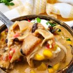 Chicken enchilada soup pin