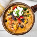 Chicken enchilada soup pin