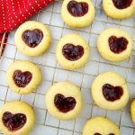 Heart jelly cookies