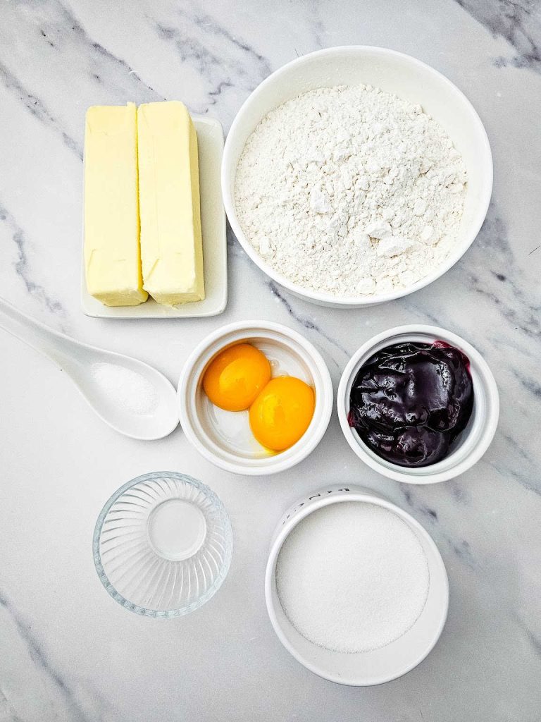 Heart jelly cookies ingredients