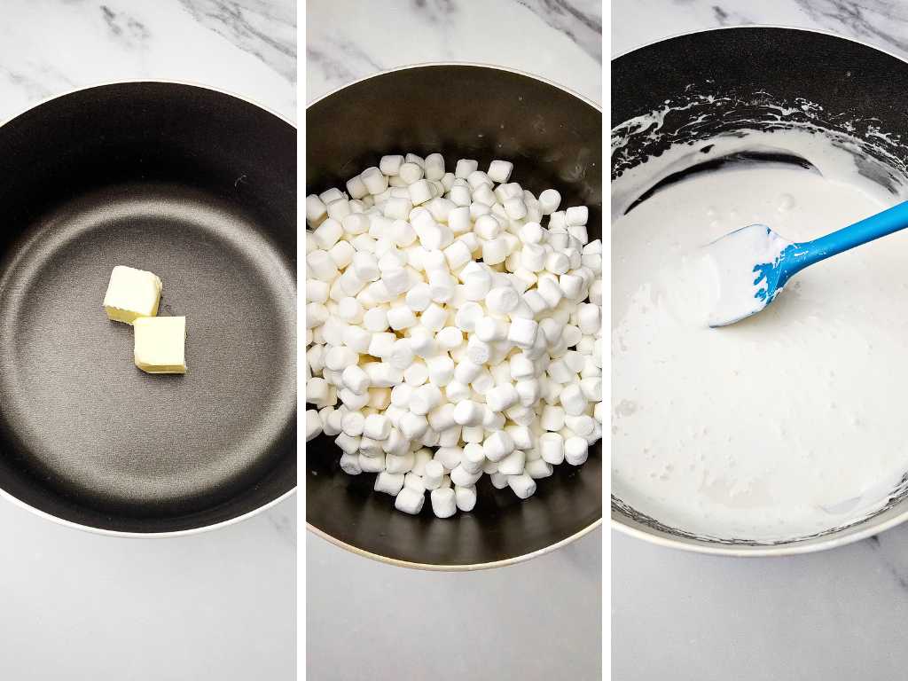 Lucky Charms Rice Krispie Treats process 3