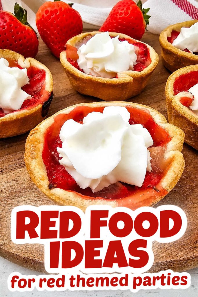 Mini Strawberry Pies Red foods
