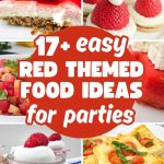 Red food ideas pin