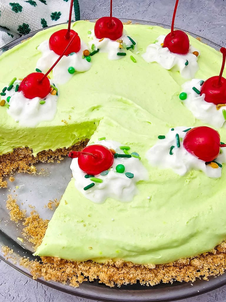 Shamrock shake pie