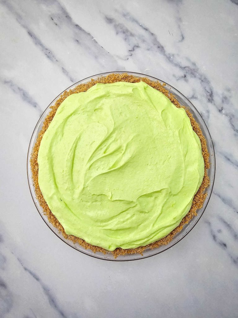 Shamrock shake pie process 5