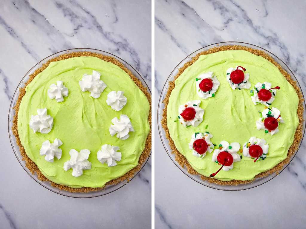 Shamrock shake pie process 7