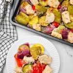 Sheet pan Italian chicken and veggies