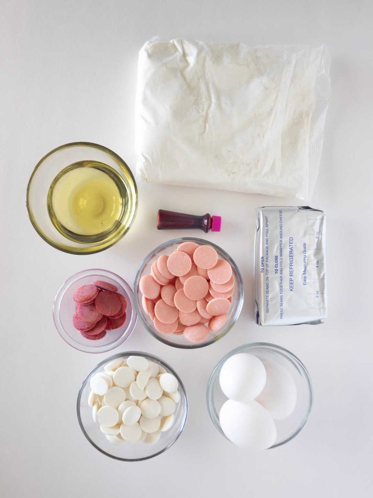 Valentine’s cake truffles ingredients