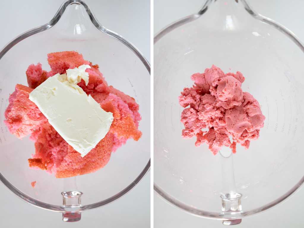 Valentine’s cake truffles process 7