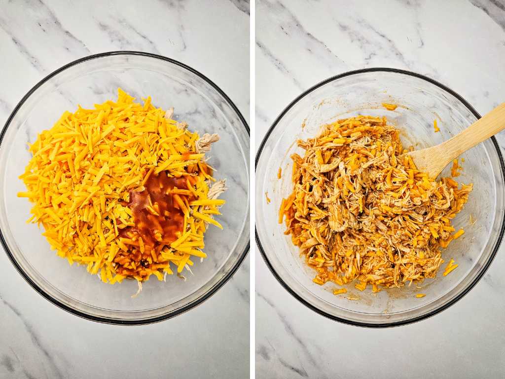 Cheesy Chicken Enchiladas process 3