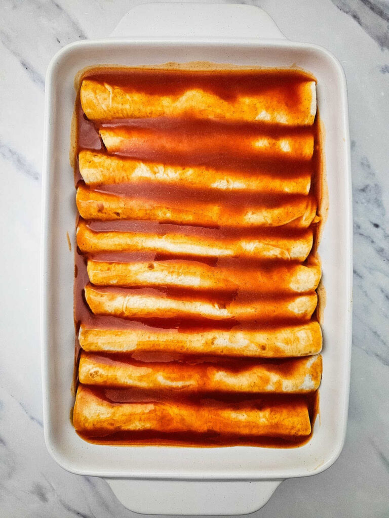 Cheesy Chicken Enchiladas process 6