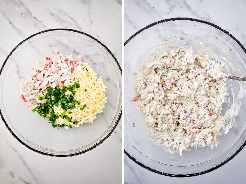 Crab Rangoon Dip process 3