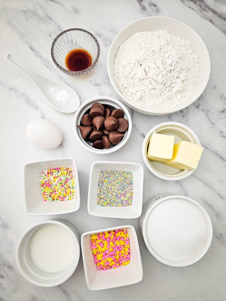 Easter blossom cookies ingredients