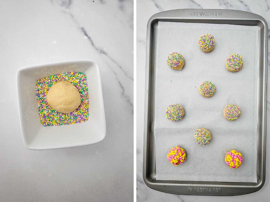 Easter blossom cookies process 6