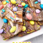 Easter chocolate cracker bark pin