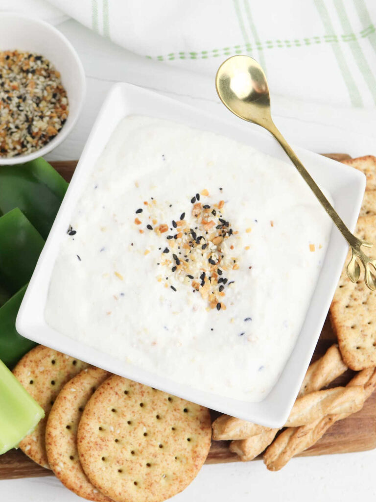 Everything Bagel Cottage Cheese Dip