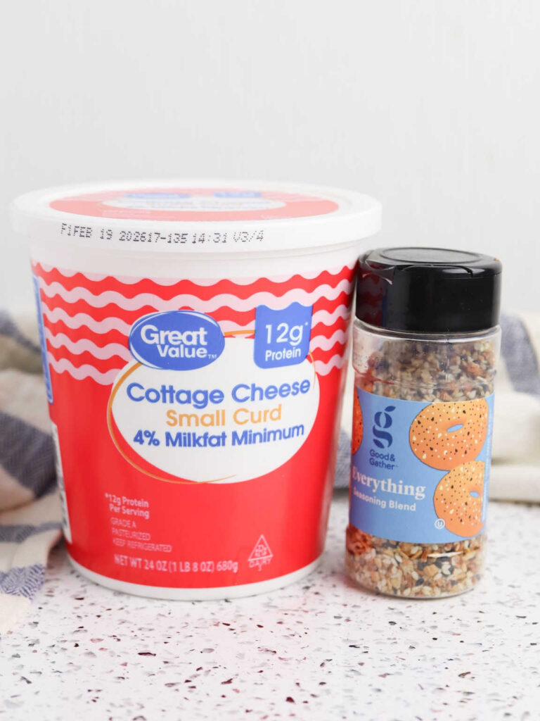 Everything Bagel Cottage Cheese Dip ingredients
