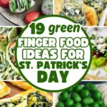 Green St. Patrick's Day food ideas pin