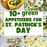 Green appetizers for St. Patrick's Day pin