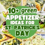 Green appetizers for St. Patrick's Day pin