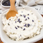 Lavender goat cheese spread
