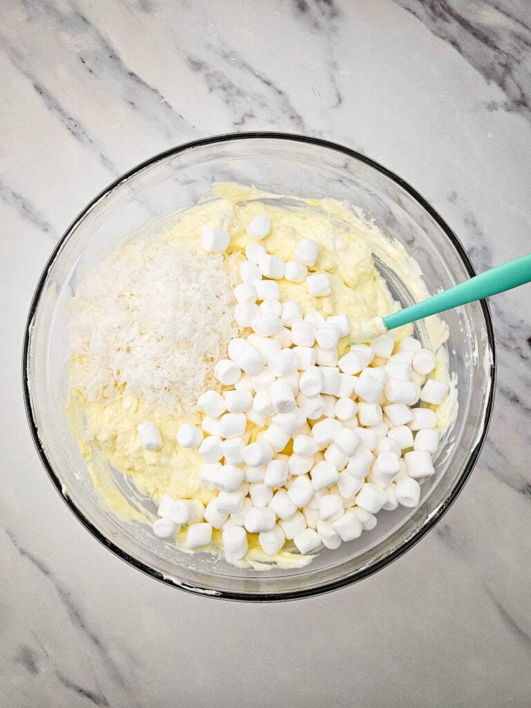 Lemon fluff salad process 4