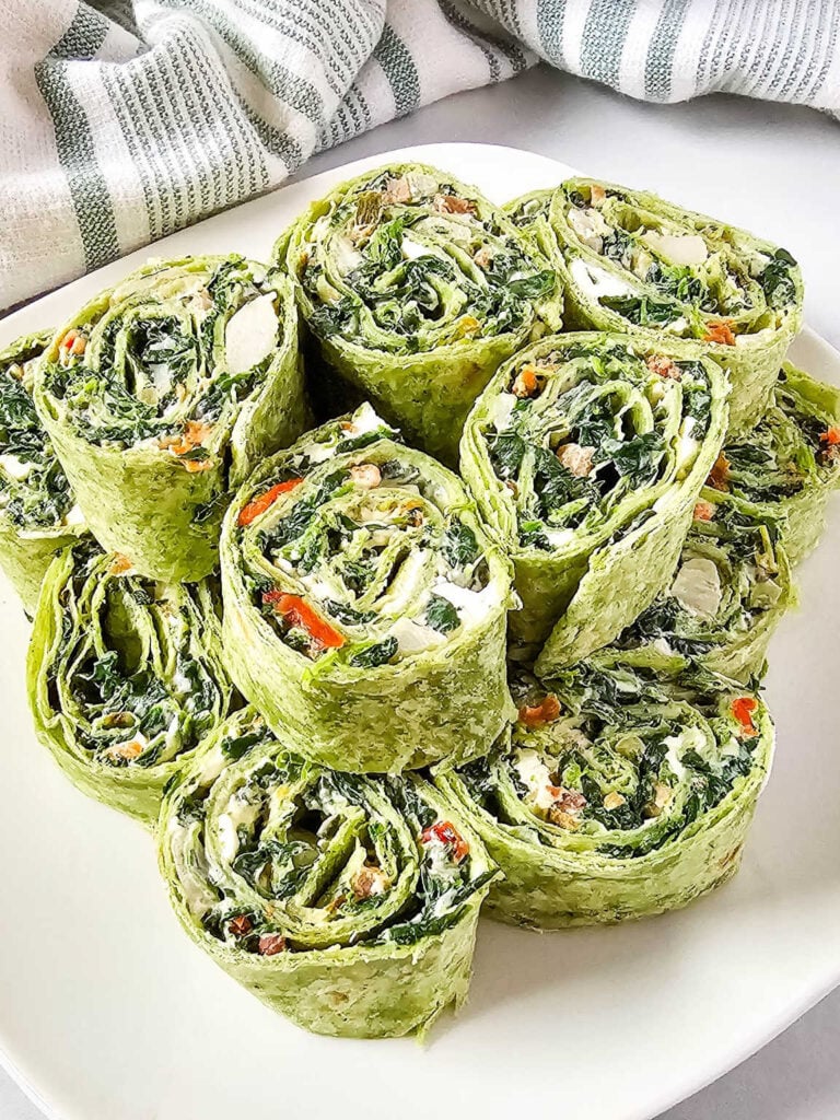 Spinach Dip Pinwheels