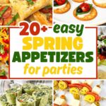 Spring appetizers pin