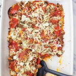 Bubble up pizza casserole pin