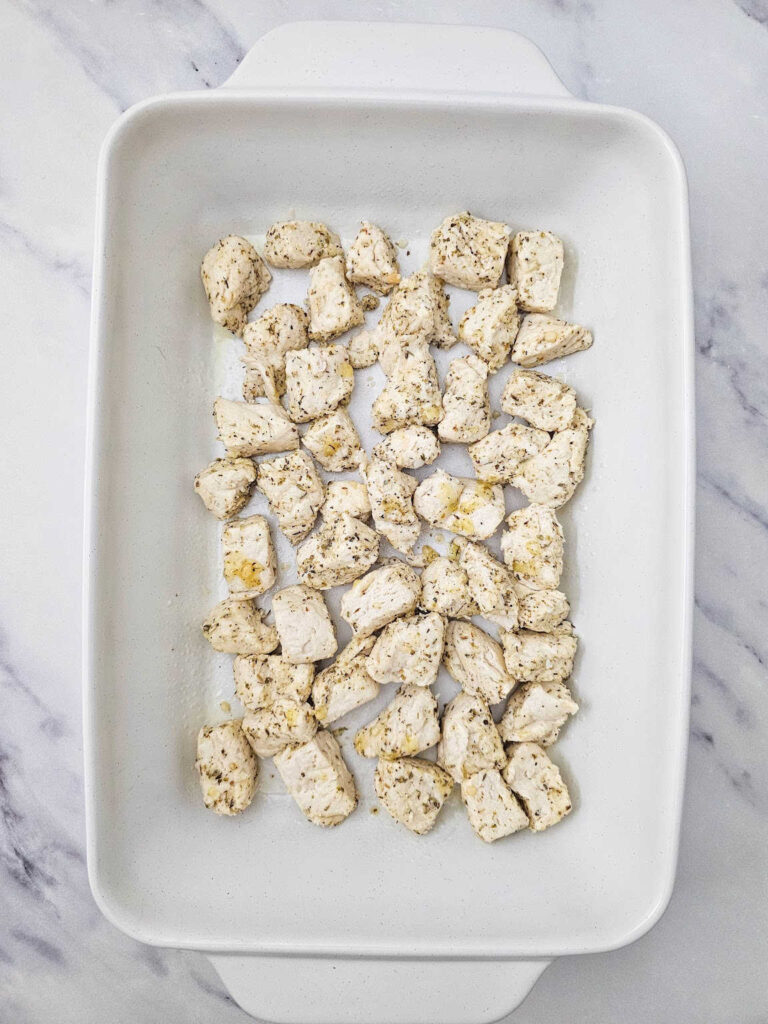 Bubble up pizza casserole process 4